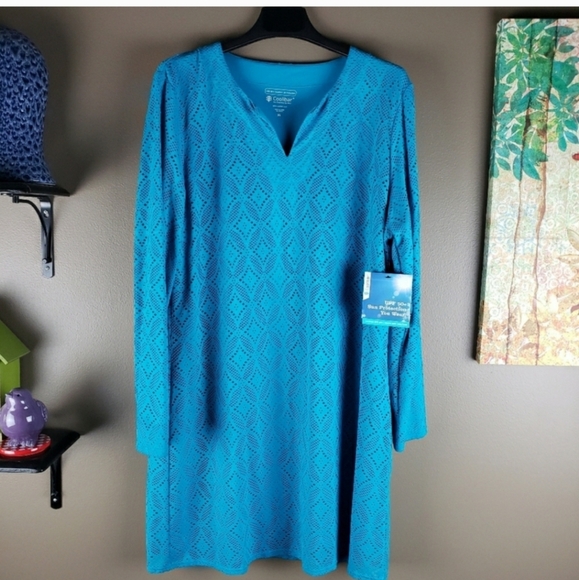 Coolibar sun protection tunic dress UPF 50+ XL - Picture 7 of 10